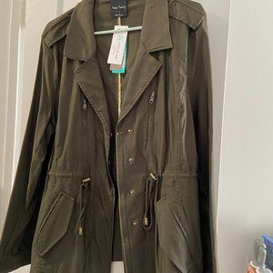 XXL Olive Laysha Cargo Jacket